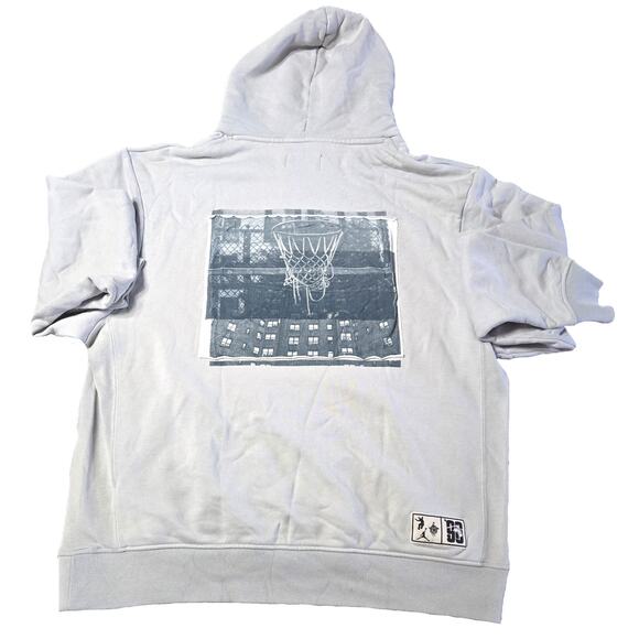 Jordan Size 2XL Men's Gray Union Bephies Beauty Supply Hoodie - Picture 6 of 11